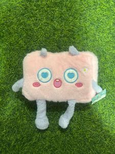Cute Pink Plush Toy with Legs