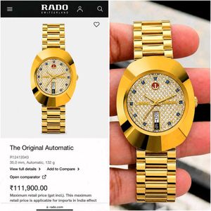 RADO PREMIUM QUALITY MENS AUTOMATIC MOVEMENT WATCH
