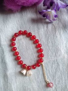 Red Beaded Bracelets-1