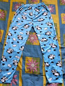 Cute Panda Print Pajama Set