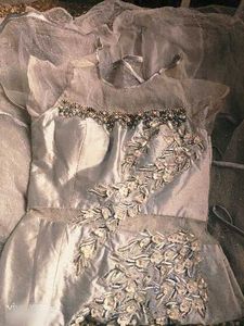 Elegant Silver Formal Gown