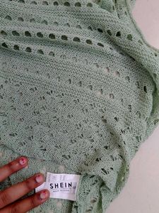 Crochet Knit Sleeveless Top