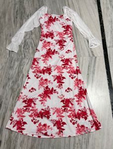 Chic Floral Print Maxi Dress