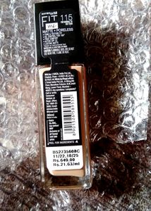 Maybelline Fit Me Foundation Shade -115