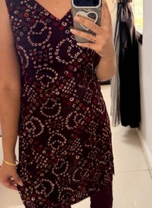 Beautiful Bandhani Print single Kurta
