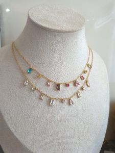 Donna Multi-Color Necklace Anti-tarnish