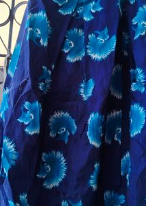 Elegant Teal &amp; Blue Printed lehenga choli