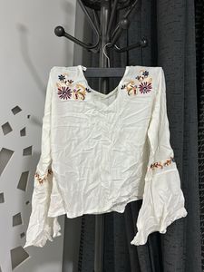 Boho Embroidered top