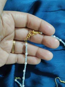sky blue necklace
