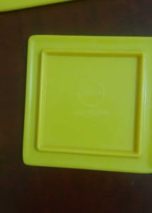 6 TEA COASTERS - unbreakable and sturdy plastic