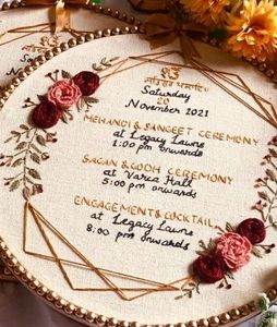 Wedding Hoop In Invitation Style
