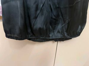 Satin Ruffle Blouse