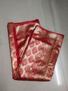 Beautiful Red Pattu Saree
