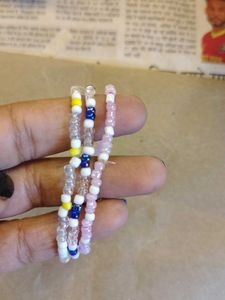 5 Boho Beaded Bracelet Set