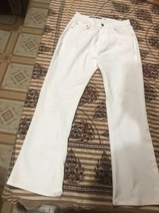 White Flared Jeans
