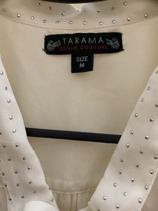 Sheer Top With Collar