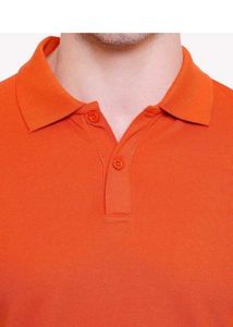 Orange Polo T-Shirt by INKKA