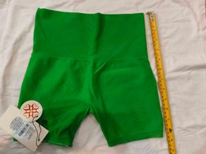 Vibrant Green Athletic Shorts (SAM)
