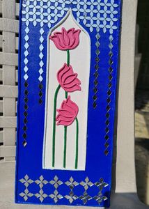 lotus lippan or mirror art work