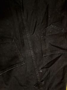 Black Denim Overalls for Women