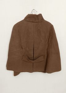 Elegant Brown Cape Coat