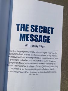 The Secret Message Book by Iniya