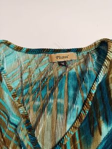 Y2K Printed Wrap Top