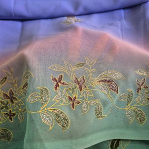 Party Wear Printed Saree