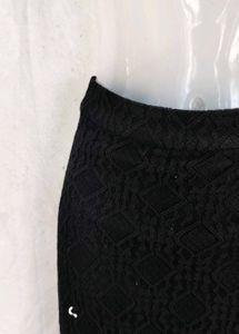 Y2K black skirt