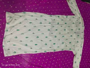 Embroidered Kurta with Mirror Work