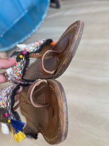 Boho Embellished Flat Sandals
