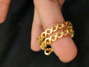 Gold Infinity earrings