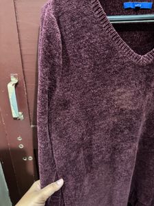 Cozy V-Neck Chenille Sweater