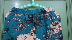 Floral Print Palazzo Pants