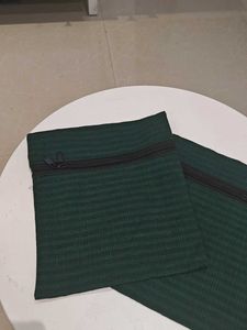 Elegant Dark Green pouches travel pouche