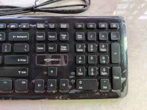 AmazonBasics Wired PC Computer Keyboard