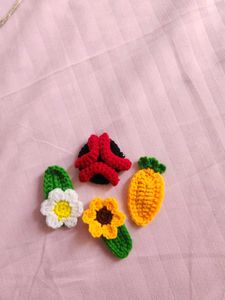 Cute Crochet Hair Clips