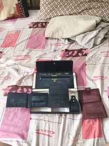 Leather Wallet Set