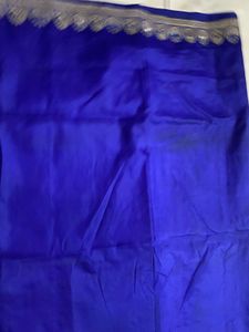 Royal Blue Banarasi Silk Saree