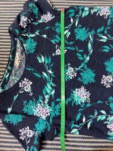 Floral Print Short Sleeve Top