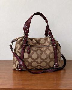 Authentic Coach Op Art Alexandra Satchel