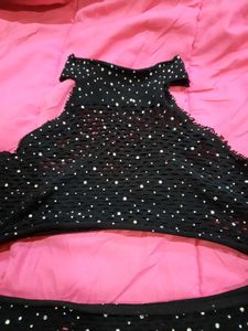 Sparkly Mesh Lingerie Set