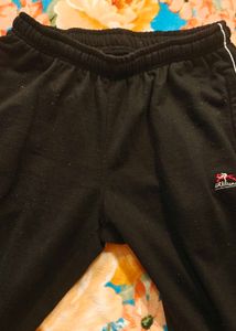 Winter Black Track Pants