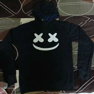 Black Marshmello Hoodie Made in ooty