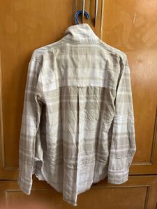 Plaid Button-Up Shirt