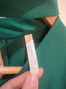 Stylish Emerald Green Crop Top