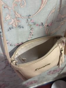 Stylish Cream Crossbody Bag