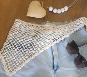 Crochet Hair Scarf Headband