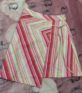 y2k Striped midi Skirt