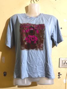 Cartoon Print T-shirt